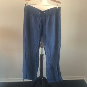 Lilly Pulitzer Navy Linen Beach Pant Size XL